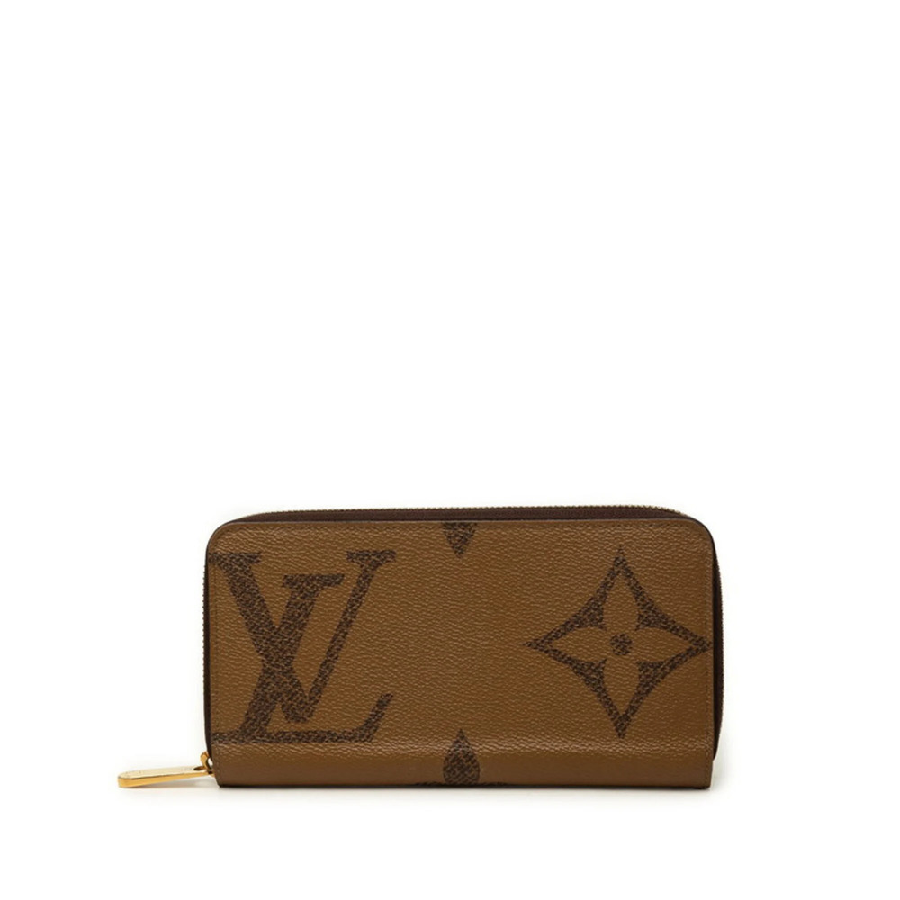 Louis Vuitton Monogram Giant Reverse Zippy Wallet, Round Zipper Long M69353, ...